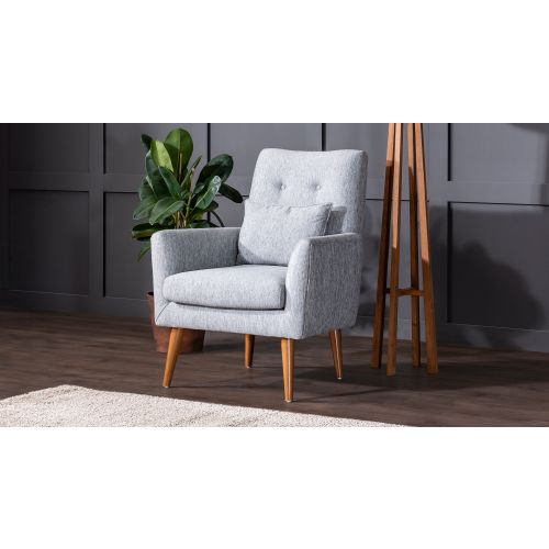 Atelier Del Sofa Aqua-TKM03-1008 Sivi Sofa-Krevet Set slika 6