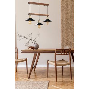 David 3 lü ceviz sıralı metal başlıklı sarkıt Brown
Black Chandelier