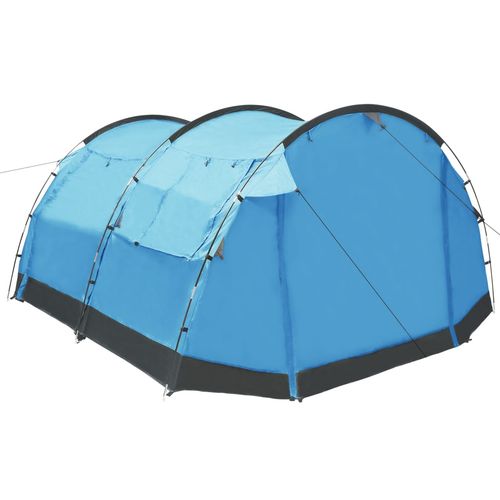 Tunelski šator za kampiranje za 4 osobe plavi slika 40