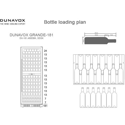 DX-181.490SDSK DUNAVOX vinska vitrina slika 6