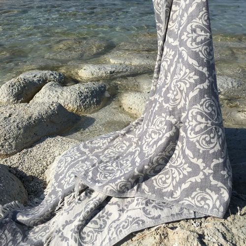 Barok - Grey Grey Fouta (Beach Towel) slika 2