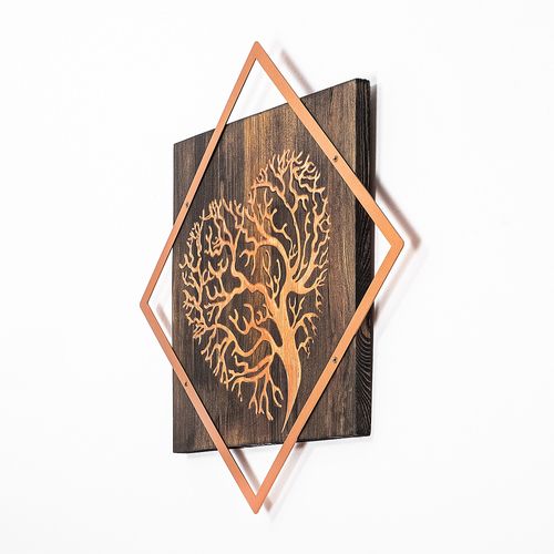 Tree v3 - Copper Walnut
Copper Decorative Wooden Wall Accessory slika 5