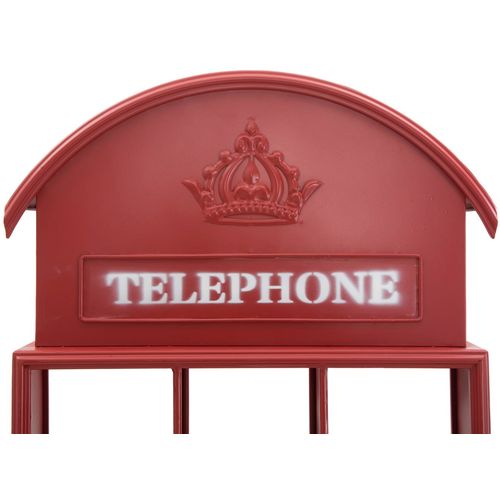 Mauro Ferretti Zidna polica u obliku telefonske govornice cm 52x15x120 slika 3