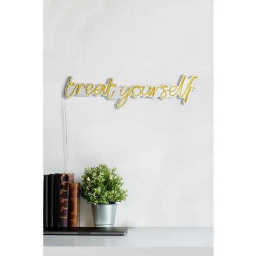 Wallity Ukrasna plastična LED rasvjeta, Treat Yourself - Yellow slika 13