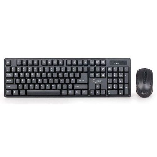 KBS-W-01 Gembird 2.4 GHz Slim Bezicni mis + tastatura US layout black slika 2