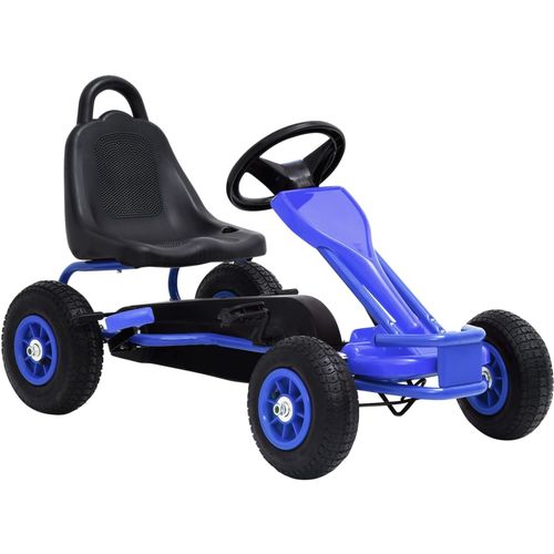 Go-Kart s Pedalama i Pneumatskim Gumama Plavi slika 32