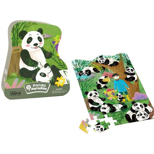 Puzzle šuma, bambusi i panda 48 dijelova slika 1