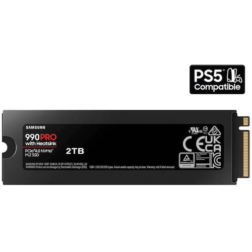 SAMSUNG 2TB M.2 NVMe MZ-V9P2T0CW 990 Pro Series Heatsink SSD slika 2