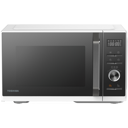 3-in-1 Microwave Oven with Grill and Combination Hob, 26 Litres, Rotating Plate with Storage, Timer, Built-in LED Lights, 900 W, Grill 1000 W, Pizza Programme, White, Product dimensions: 442*368*260 slika 1