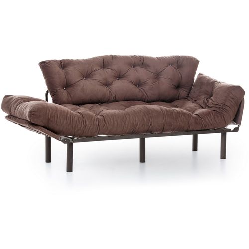 Atelier Del Sofa Trosjed na razvlačenje, Smeđa, Nitta Triple - Brown slika 7