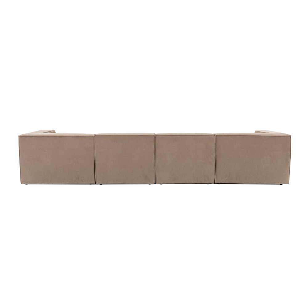 Sora (L1-O1-O1-1R-POUFFE) - Ugao Sofa Cappucino Boje slika 12