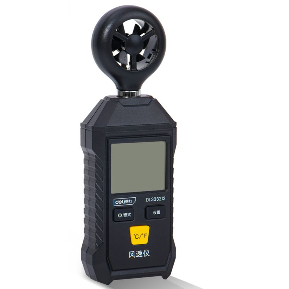 Deli Mjerač brzine vjetra i temperature - anemometar 0 - 30m/s, DL333212 slika 1