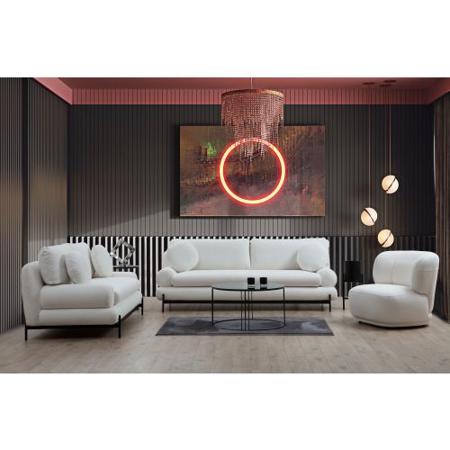 Atelier Del Sofa Trosjed, Bijela, Livorno - White slika 1