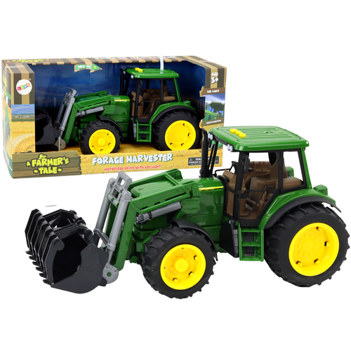 Poljoprivredni traktor - Bager - Svjetla, Zvukovi - Zelena boja slika 1