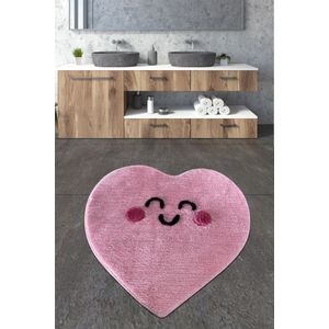 Mitral - Pink (90 cm) Pink Acrylic Bathmat