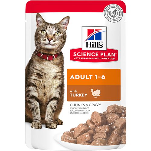 Hill's™ Science Plan™ Mačka Adult vrećica s Puretinom, 85 g slika 1