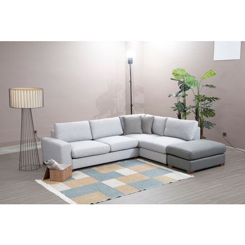 Atelier Del Sofa Kutna garnitura, Sivo Svijetlo siva, Loop 2 slika 2