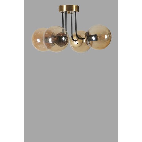 Pablo 4 Lü Eskitme Bal Camlı Avize Amber
Gold
Black Chandelier slika 5