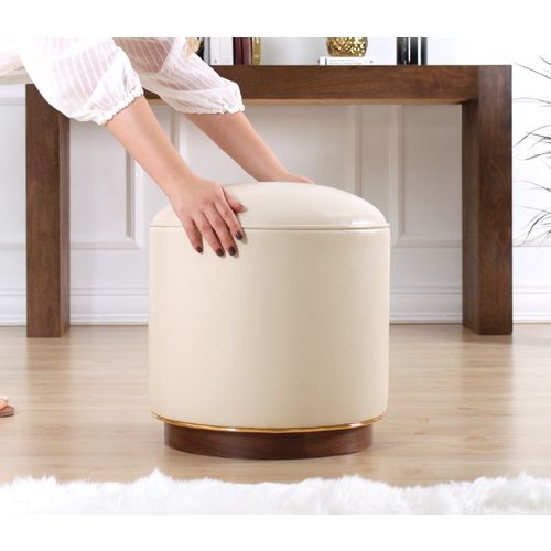 Milotte - Cream Cream Pouffe slika 3