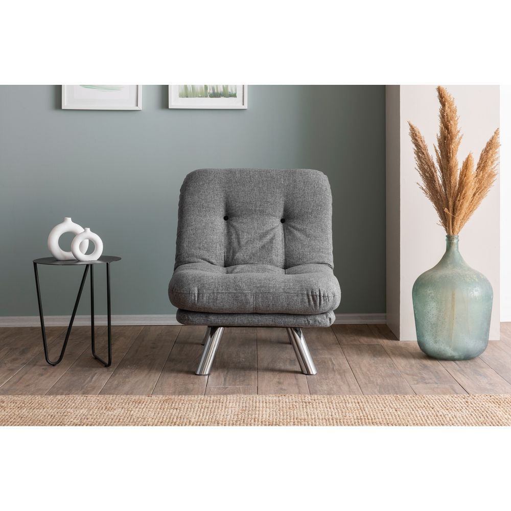 Misa Small Solo - Svijetlo Siva Sofa na Razvlačenje za Jednu Osobu slika 2
