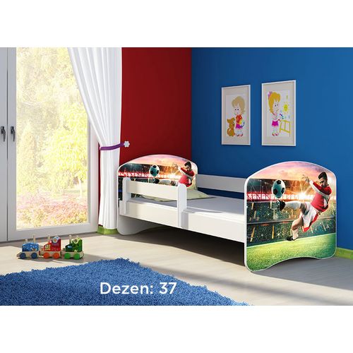 Deciji krevet ACMA II 140x70 + dusek 6 cm WHITE37 slika 1