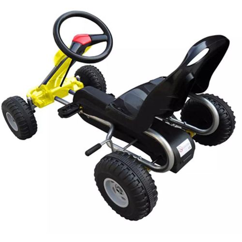 Go Kart Auto s Pedalama Žuti slika 1