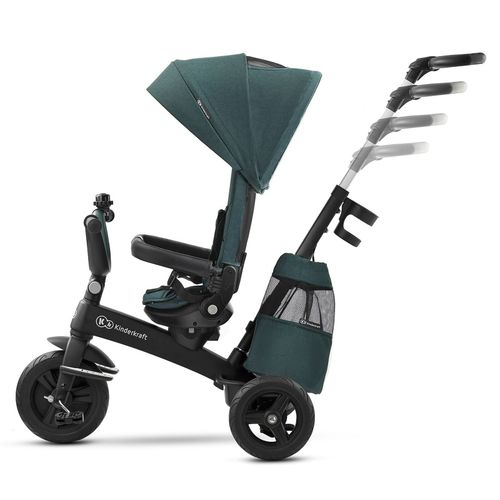 Kinderkraft tricikl Easytwist midnight green slika 8