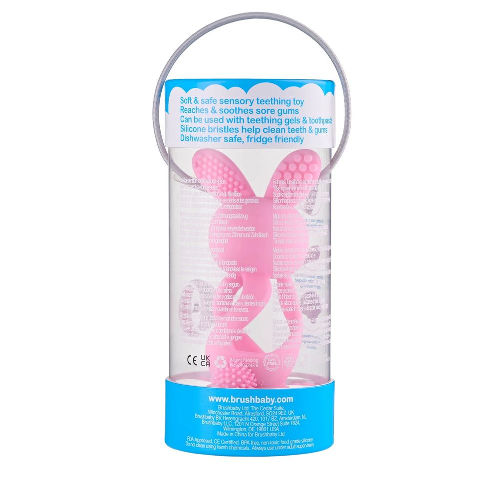 Brush-Baby Glodalica Bobbie Bunny 3D - Roza slika 9