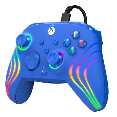 XBOX Wired Controller Afterglow Wave Blue slika 3