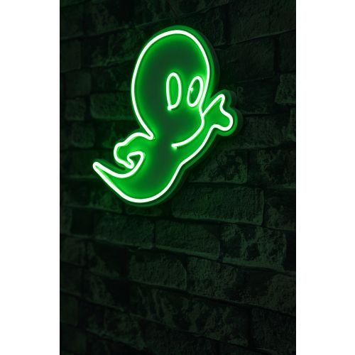 Wallity Ukrasna plastična LED rasvjeta, Casper The Friendly Ghost - Green slika 1