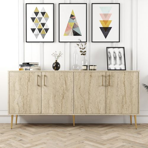 Woody Fashion Komoda KIEV, boja Travertine slika 1