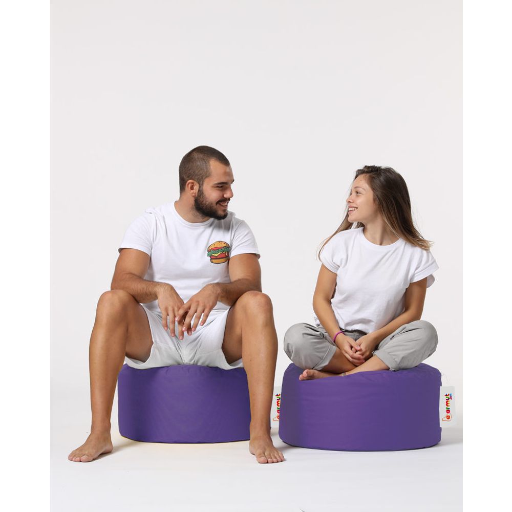 Okružni Pouf - Ljubičasti Vrt Pouffe slika 7