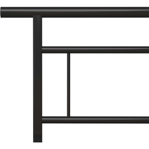 Okvir za krevet crni metalni 140 x 200 cm slika 5