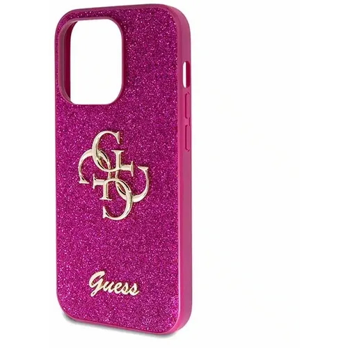 Originalna GUESS Hardcase GUHCP15LHG4SGU torbica za iPhone 15 Pro (Fixed Glitter Big 4G / ljubičasta) slika 5