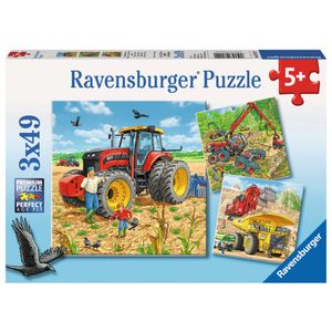 Ravensburger Puzzle Strojevi - 3x49 Komada