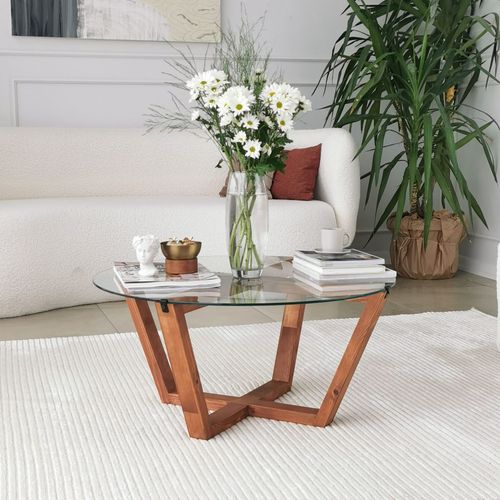 Lotus Wooden Coffee Table slika 5