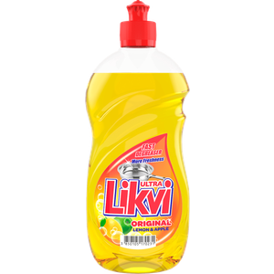 Likvi Ultra deterdžent za ručno pranje suđa Original Lemon & Apple 450ml