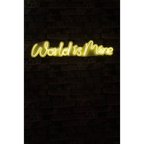 Wallity Ukrasna plastična LED rasvjeta, World is Mine - Yellow slika 9