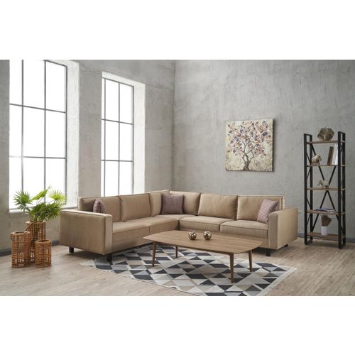 Atelier Del Sofa Kutna garnitura, Krem, Kale Velvet - Cream slika 1