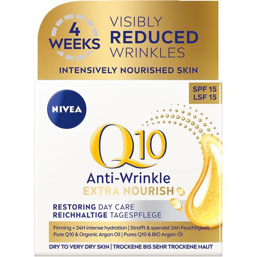 NIVEA Q10 Anti-Wrinkle Extra Nourishing dnevna krema za lice 50ml slika 1