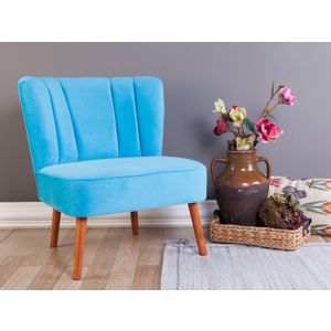 Moon River - Turquoise Turquoise Wing Chair