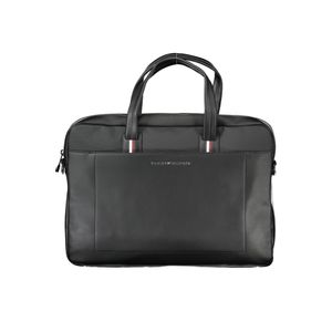 TOMMY HILFIGER BLACK MAN BRIEFCASE