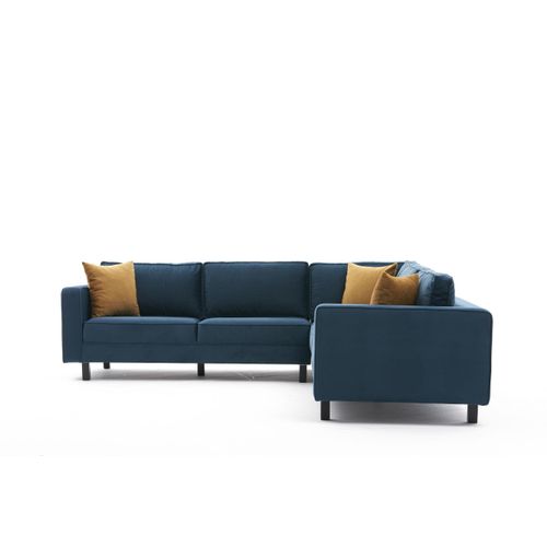 Atelier Del Sofa Kale Velvet - Ugao sofa u boji zelenog ulja slika 5