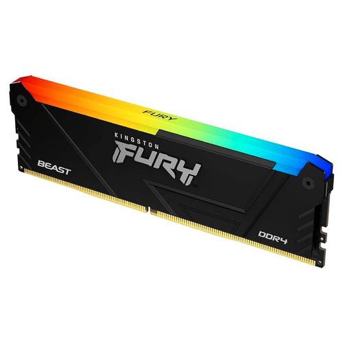 KINGSTON DIMM DDR4 8GB 3200MT/s KF432C16BB2A/8 Fury Beast RGB Black slika 1