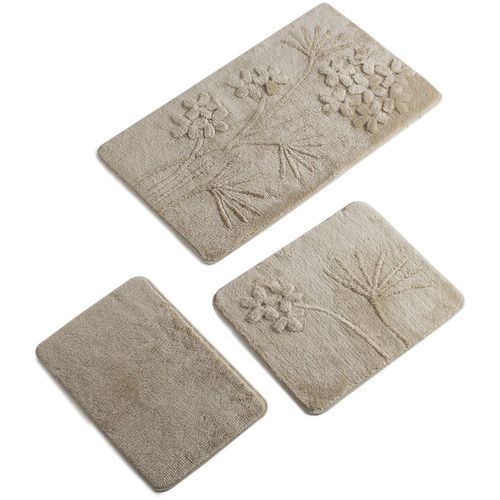 Orkide - Beige Beige Bathmat Set (3 Pieces) slika 2