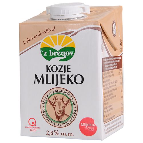 Z bregov trajno kozje mlijeko 0,5l slika 1