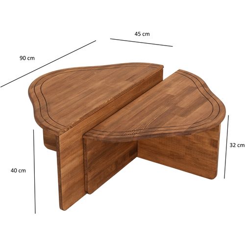 Altopiano - Chestnut Chestnut Coffee Table slika 6