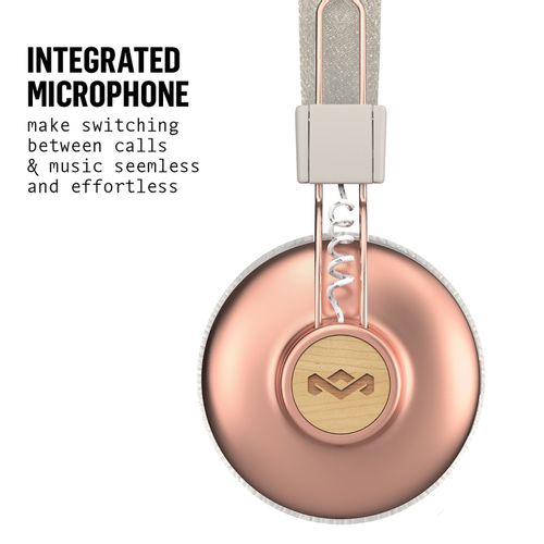 House of Marley On-ear slušalice Positive Vibration Bluetooth, Copper slika 4