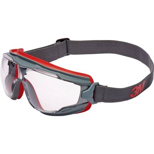 3M Goggle Gear 500 GG501V naočale s punim pogledom uklj. zaštita protiv zamagljivanja siva, crvena slika 3