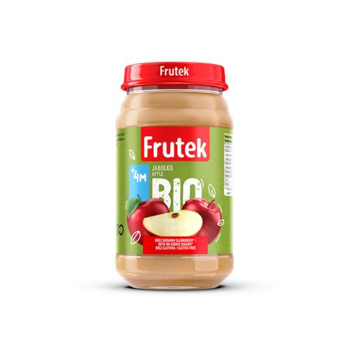 Frutek bio kašica jabuka bez glutena 190g slika 1